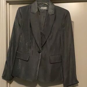 Kasper Metallic Gray Blazer